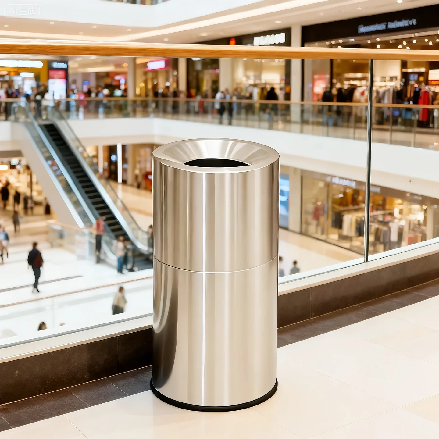 

мусорное ведро из нержавеющей стали, утолщенное торговый центр, супермаркет, кино, отель, офис, здание, лифт, вход, открытый прямой др.