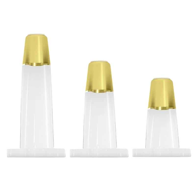 

Set Of 4 Acrylic Clear Furniture Legs set Modern Clear Replacement Feet Upgrades Legs for Sofa Chair & Cabinet Projects