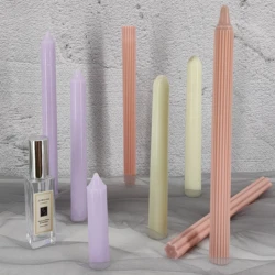 Long Pole Candle Mold Plastic Candle Mold Handmade Diy Craft Clay Candle Making