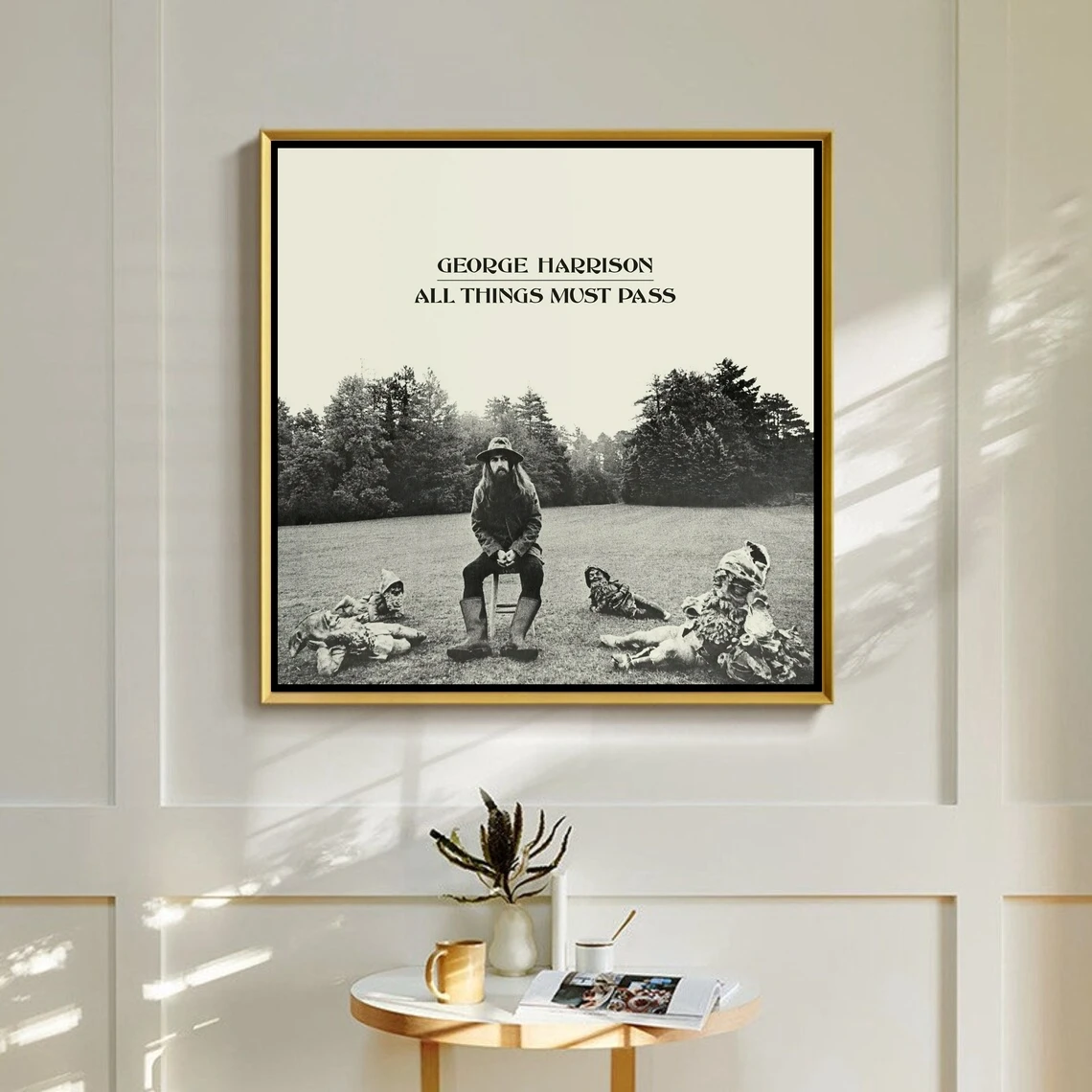 George Harrison All Things Must Pass Music Album Poster Canvas Art Print Home Decor Wall Painting ( No Frame )