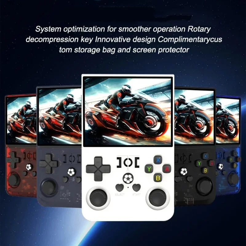 Console de jeu vidéo Portable rétro Open Source R36 PRO, système Linux, écran IPS de 3.5 pouces, lecteur vidéo de poche Portable, jeux de 128 go