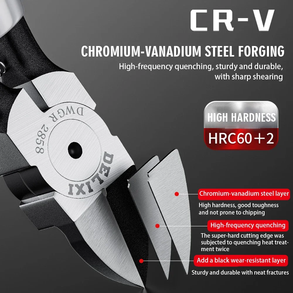 6 Polegada mini alicate diagonal redondo dobrado agulha nariz cortador ferramentas isoladas para miçangas jóias artesanato e diy pequenas reparação