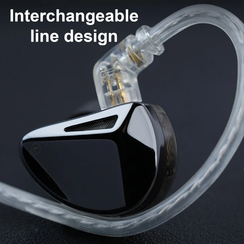 

High Fidelitys in-Ear Earphones Wire Earphone HiFi Bass Earbud with 10 Balanced Armatures for Audiophiles Performers