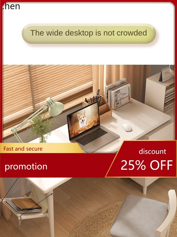 

YFY Учебный стол Угловой книжный шкаф Встроенный выдвижной компьютерный стол из массива дерева Учебный стол