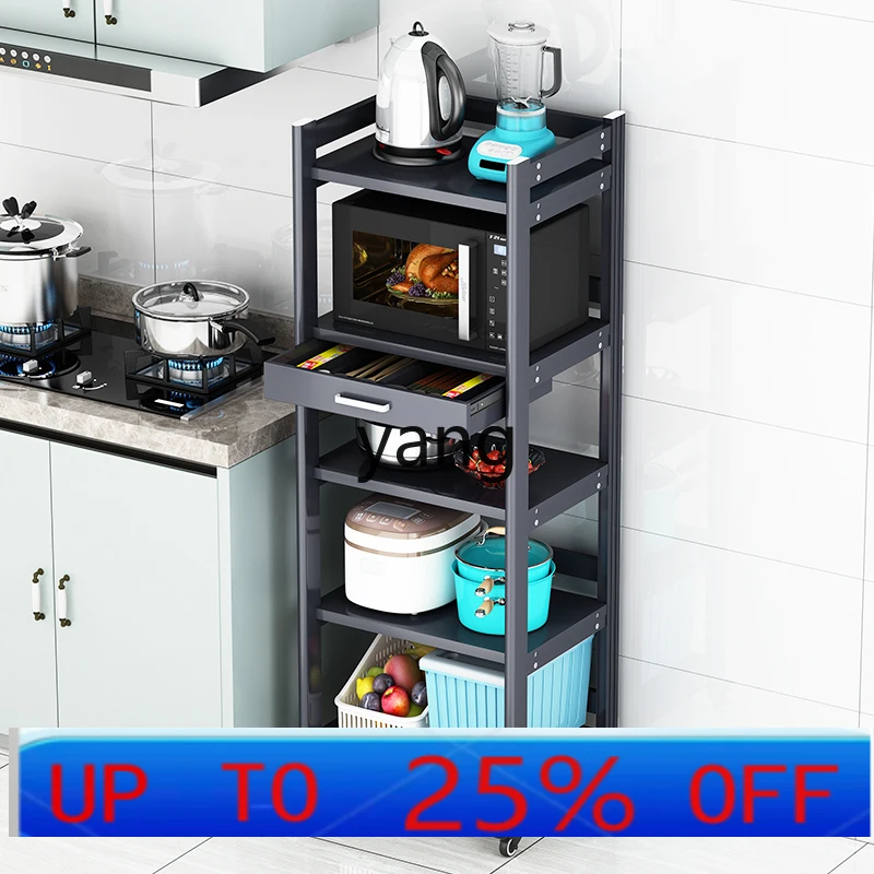 

cx space aluminum kitchen rack floor-to-ceiling multi-layer household goods microwave oven electrical appliances storage