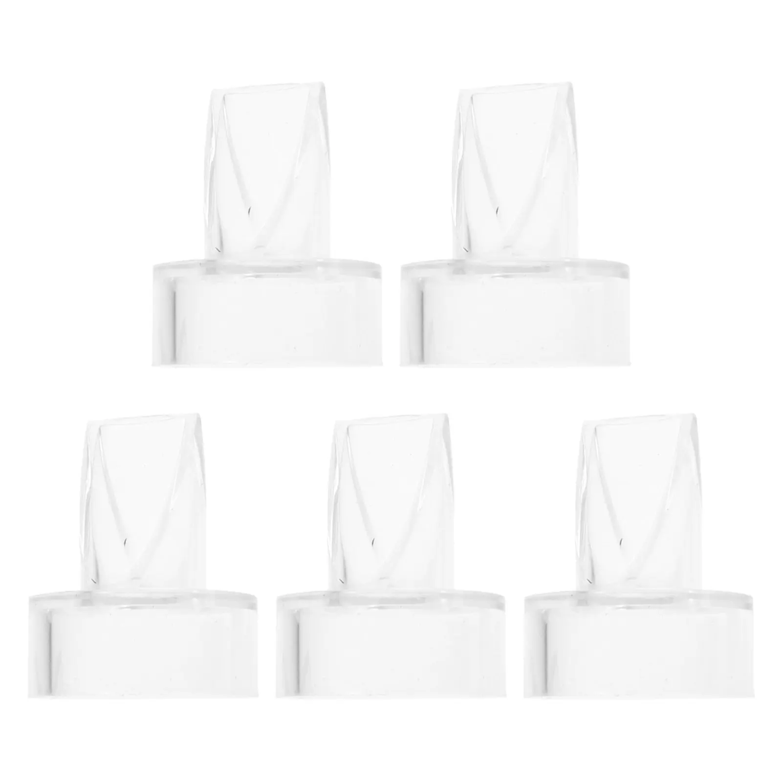 

5pcs 22mm Silicone Duckbill Valves Breast Pump Accessories Anti Backflow One Way Valve For Manual Electric Pump Safe Use No