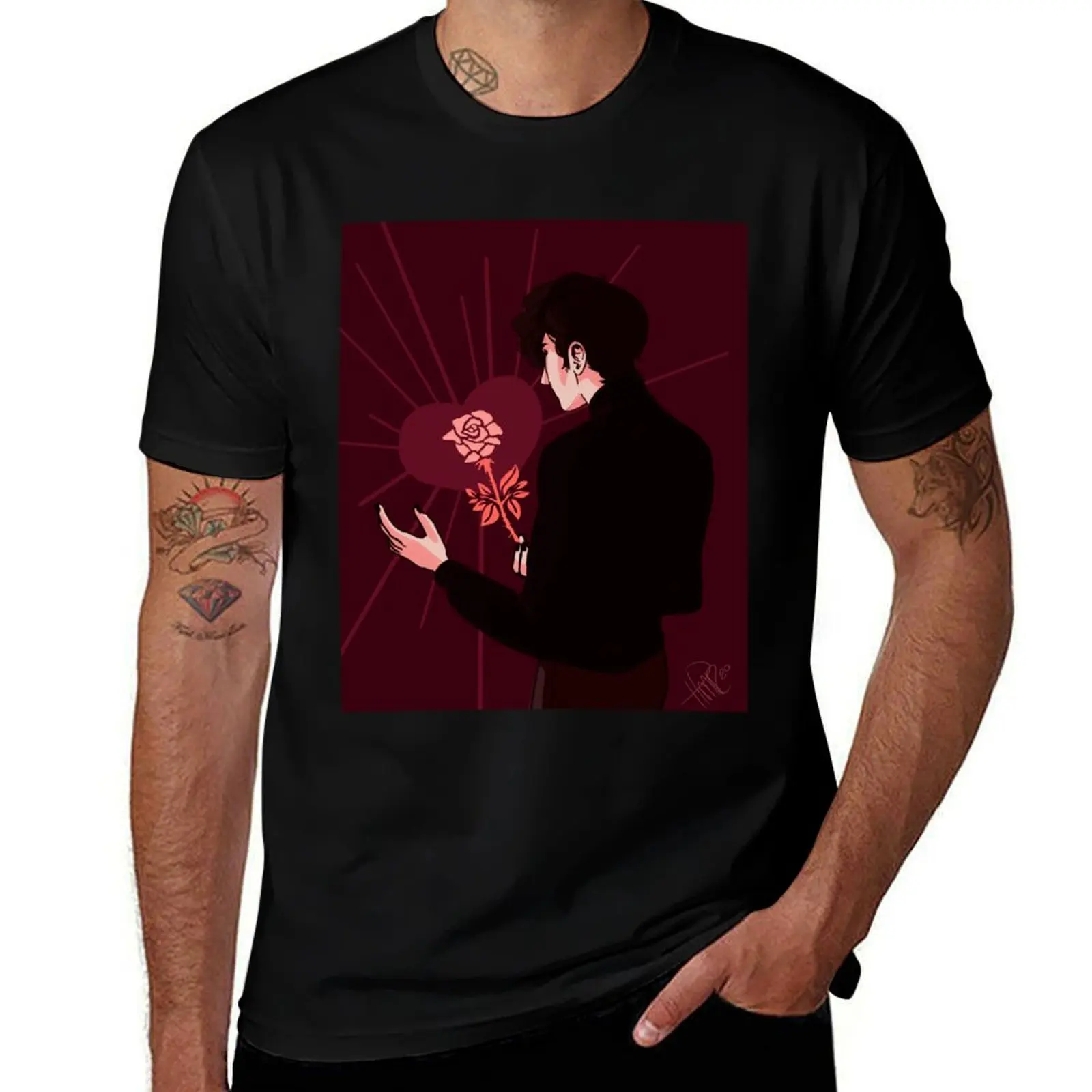 

hubert with rose T-Shirt anime tshirt T-Shirt
