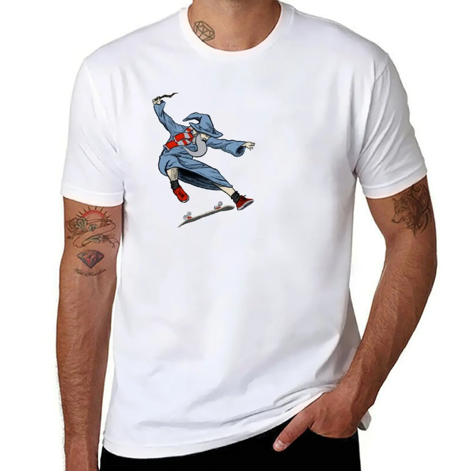 

Skate Wizard T-Shirt t shirt man plain t shirts for man graphic tees T-Shirt