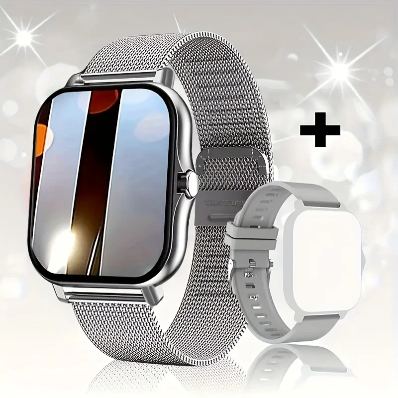 The New Full Touch High-Definition Men'S And Women'S Sports Smartwatch Features Wireless Dialing,Answering Calls,Motion Tracking