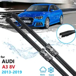 Car Wiper Blades for Audi A3 8V 2013 2014 2015 2016 2017 2018 2019 S3 RS3 Sline Windscreen Windshield Brushes Washer Accessories