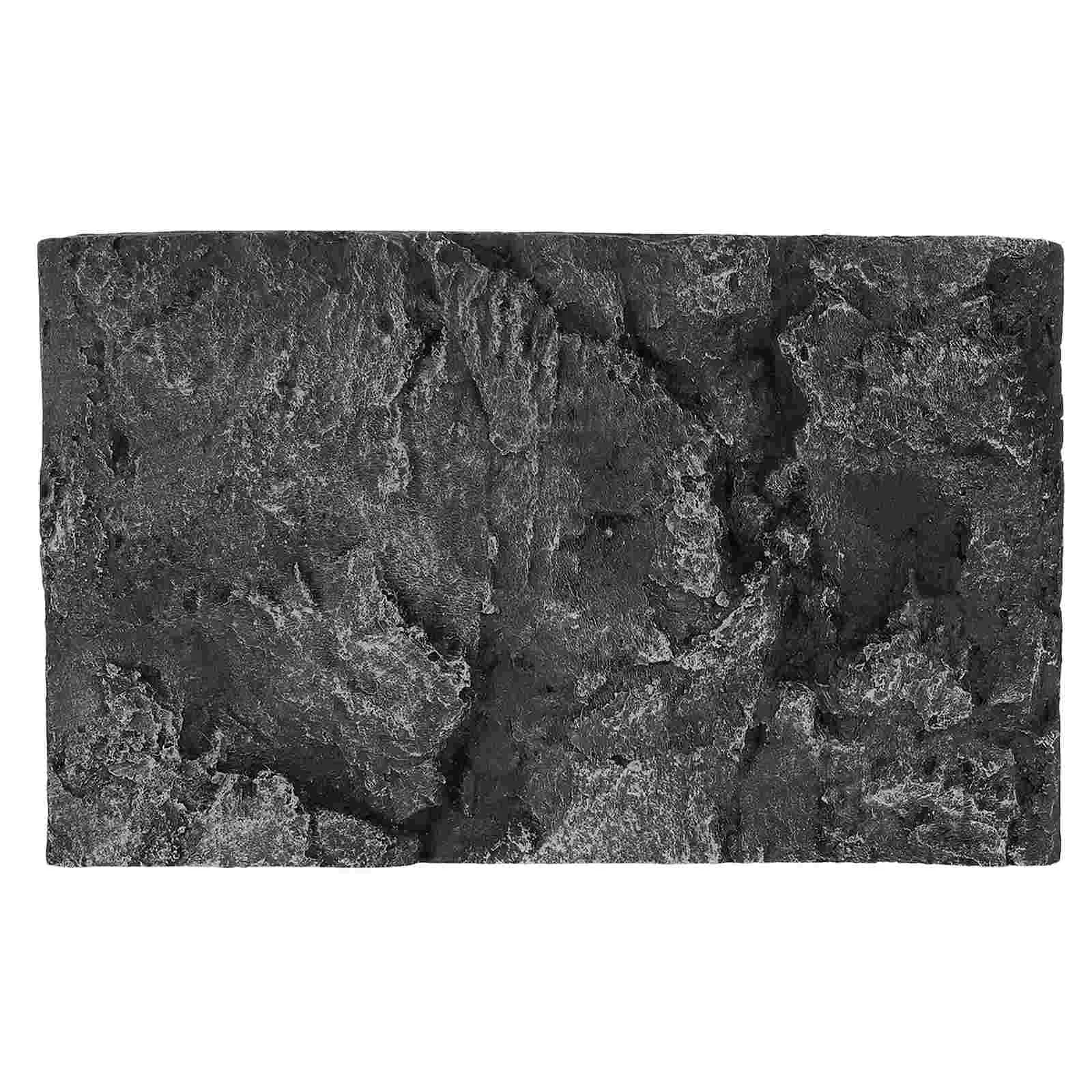 

Turtle Tank Decorative Board Stickers Aquarium Stand Stone Background Reptile Plate Decoration Rock Fish