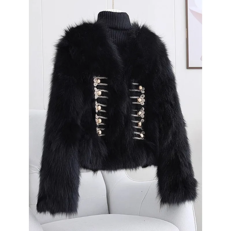 Mode Neue frauen Faux Fuchs Pelz Herbst Und Winter Damen Faux Fuchs Pelz Jacke Trend Weibliche der Künstliche Pelz top Mantel Kleidung