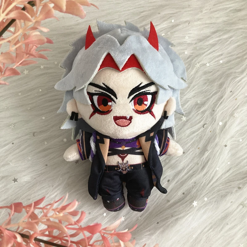 Juego de Anime Genshin Impact Arataki Itto, muñeco de peluche, almohadas, accesorios de dibujos animados para Cosplay