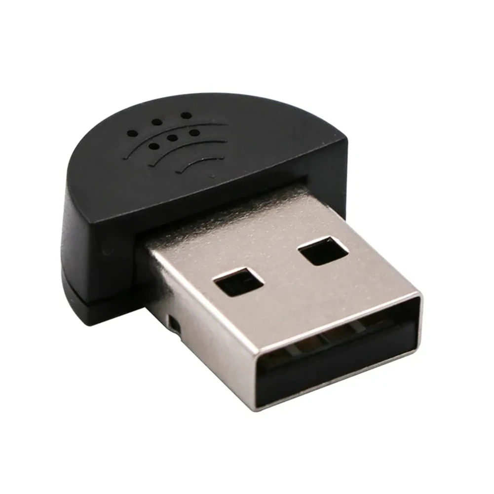 ميكروفون USB صغير محمول 2.0 متعدد الاتجاهات ستيريو USB MIC لأجهزة الكمبيوتر المحمول جهاز كمبيوتر شخصي الدردشة اجتماع عبر الإنترنت لـ MSN/Skype