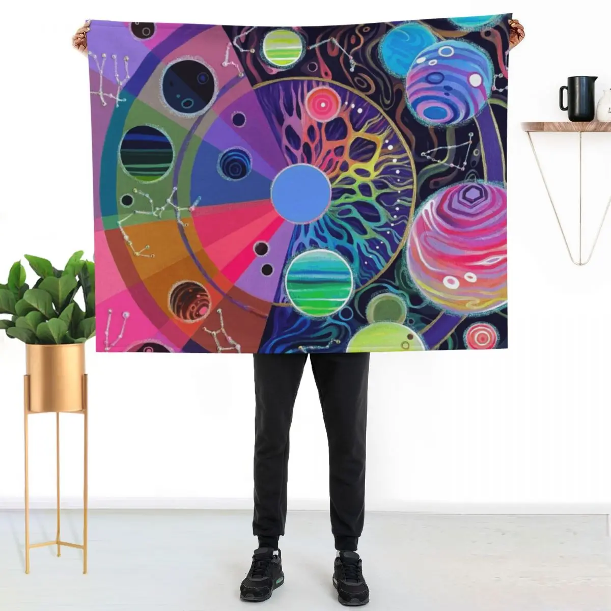 Spatial Vision Throw Blanket couch cozy soft plush fuzzy picnic outdoor blanket