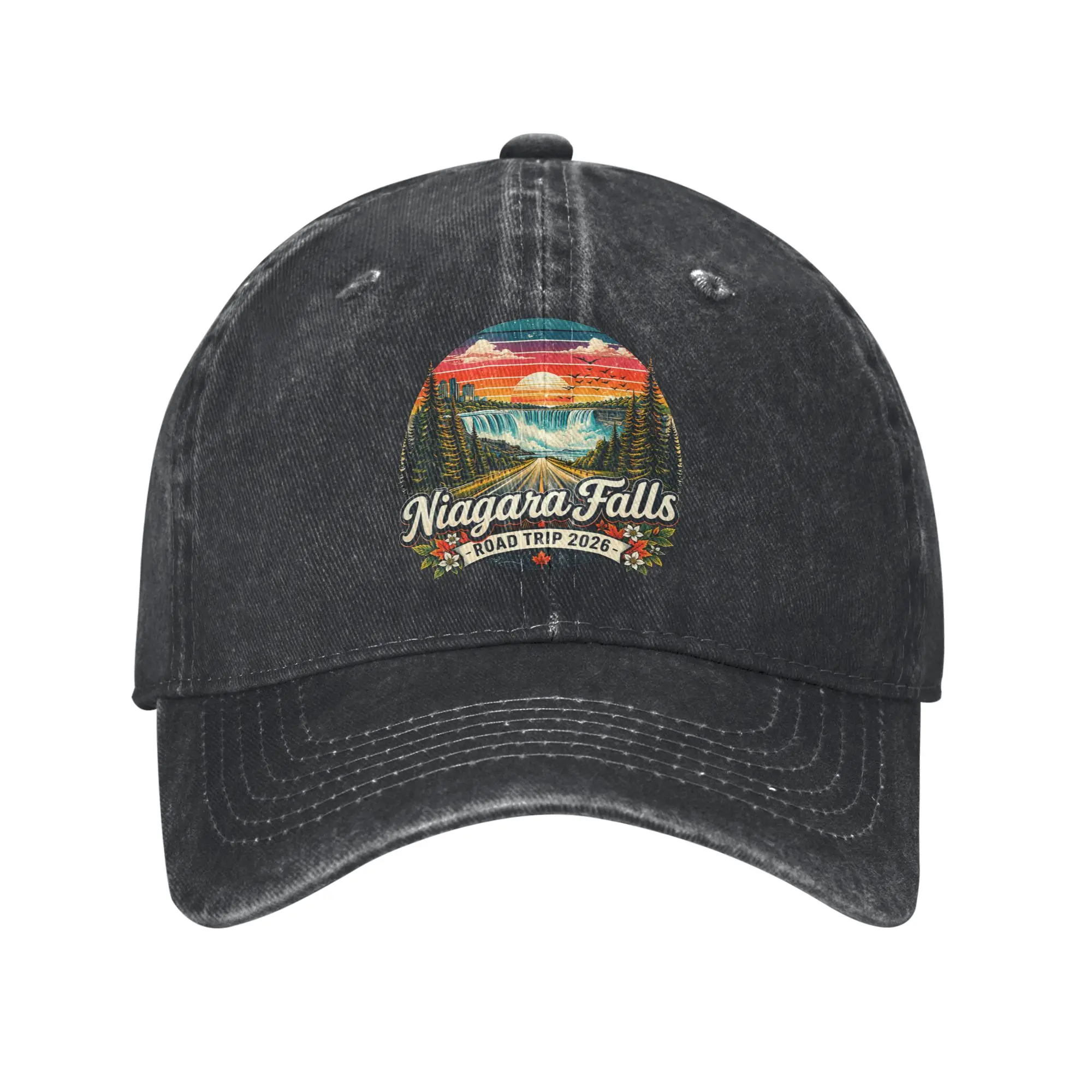 Niagara Falls Road Trip 2026 Travel Sun Baseball Cap  Men Adult Print Trucker Hat Summer y2k Cool Outdoor Sport Baseball Caps