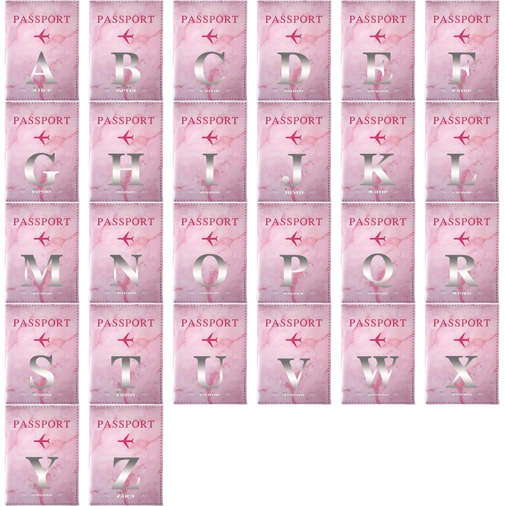 اسم مخصص غطاء جواز سفر تصميم خمر حامل تذكرة الهواء المحمولة الكلاسيكية بطاقة الائتمان جواز السفر حقيبة التخزين #3