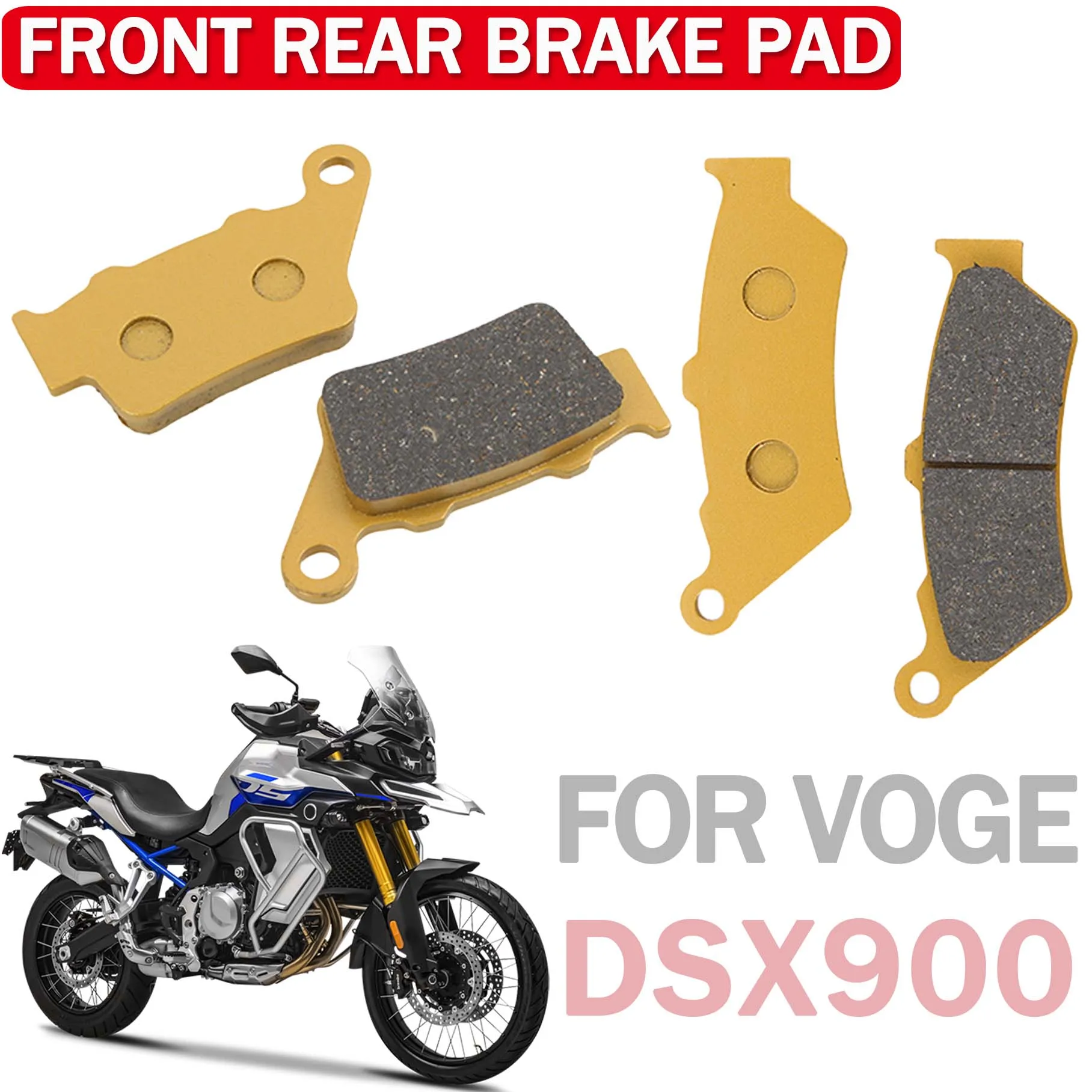For VOGE DSX900 900DSX DS900X 900 DSX 900 DS900X DS900 DS 900X 900 X Motorcycle Front Rear Brake Pads Pad Ceramics Accessories