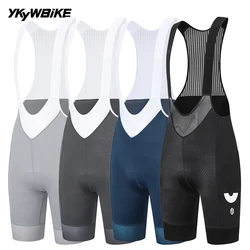 YKYW Summer 2025 Women's Cycling Bib Shorts Bike Gray Pants 6H Padded Tight Fit Belgian Sponge Cushion 2025 Breathable Bib Pants
