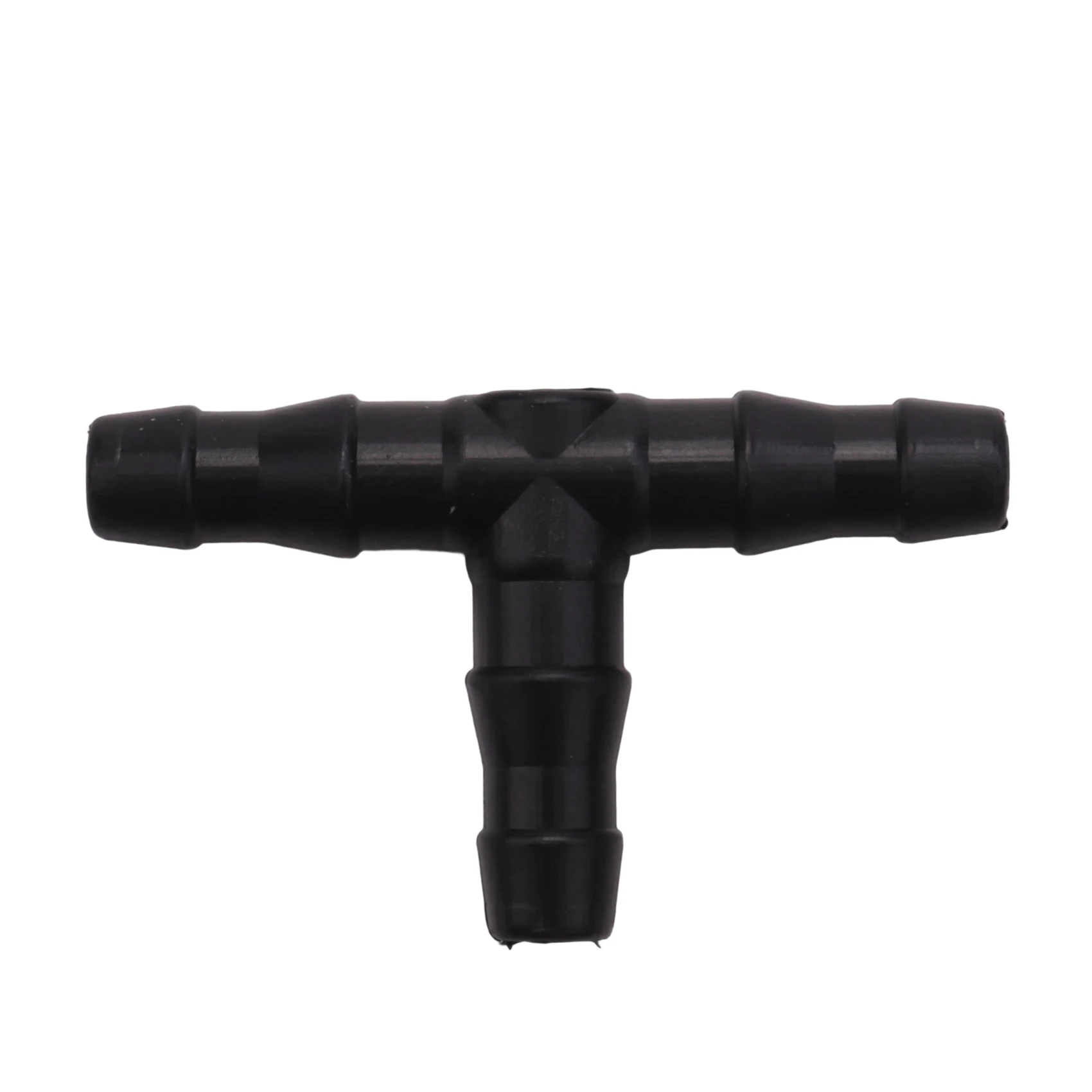 A67P-Drip Irrigation Barbed Connectors, Universal Barbed Tee Fittings 100Pcs, Fits 1/4 Inch Drip Tubing (4/7Mm Tee Pipe)