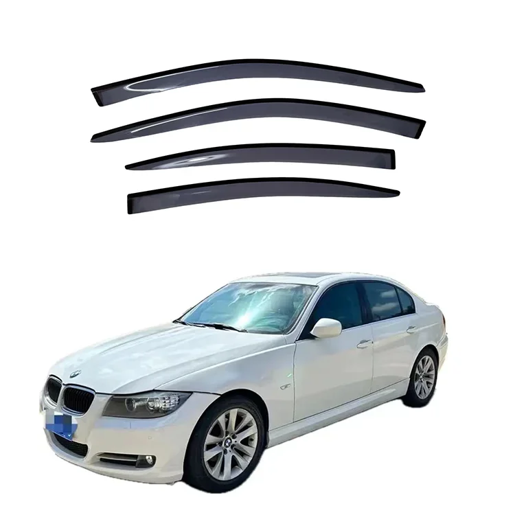 Auto Rain Vent Visor Window Visor For BMW 3-Series 2004-2012 Sun Guard Door Visor