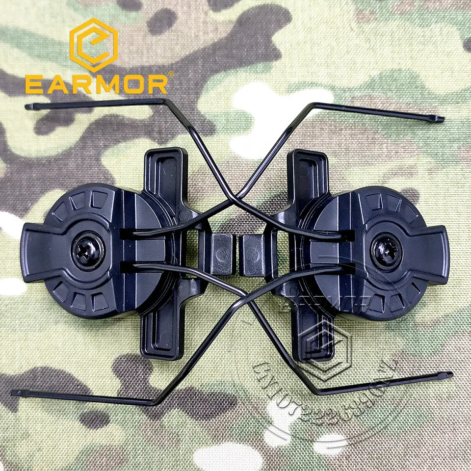 EARMOR M13 Headset ARC Helmet Rails Adapter  FAST Tactical Helmet Suitable Comtac Headset 360 Degree Rotating