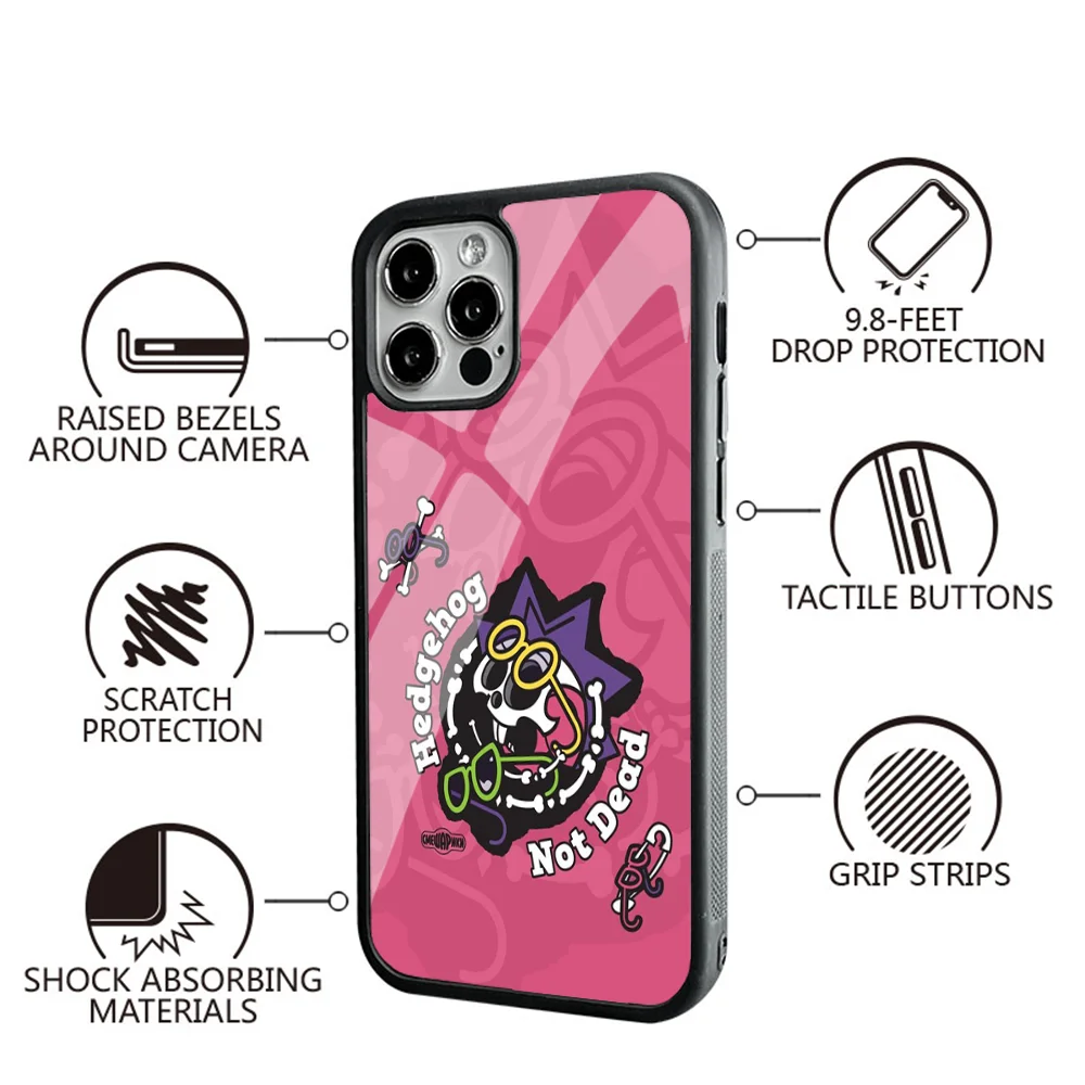 Cartoon K-Kikoriki Phone Case For IPhone 11 12 13 14 15 Plus Pro Max Mirror Acrylic PC TPU Cover