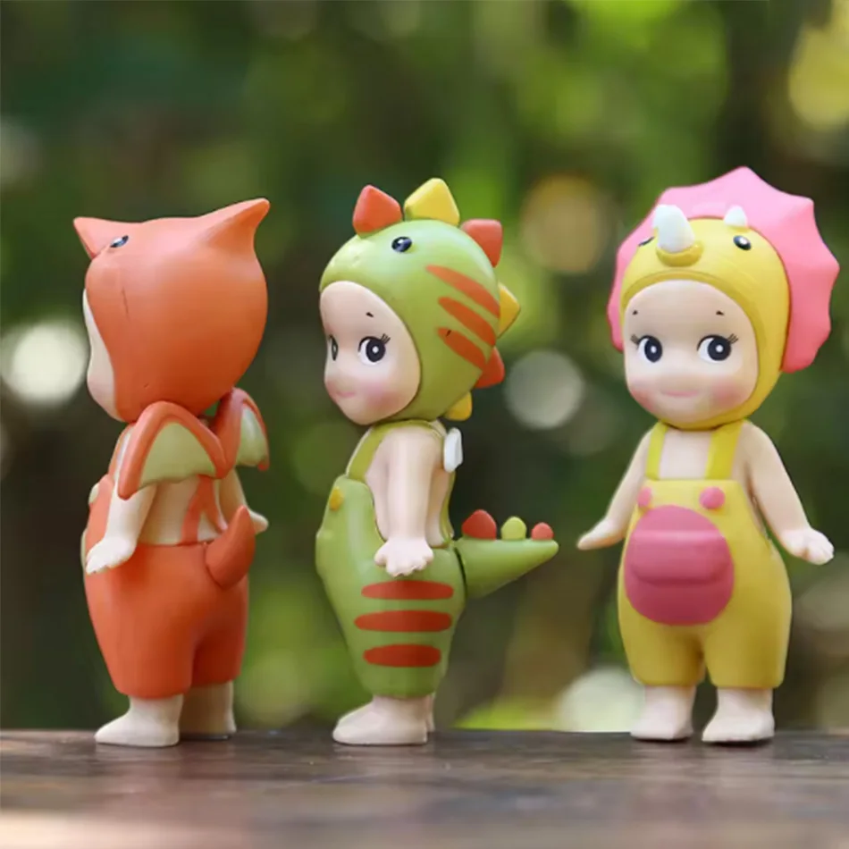 新恐竜エンジェルブラインドボックスシリーズコンピュータ携帯電話装飾オーナメントかわいいミニフィギュアアニメモデル