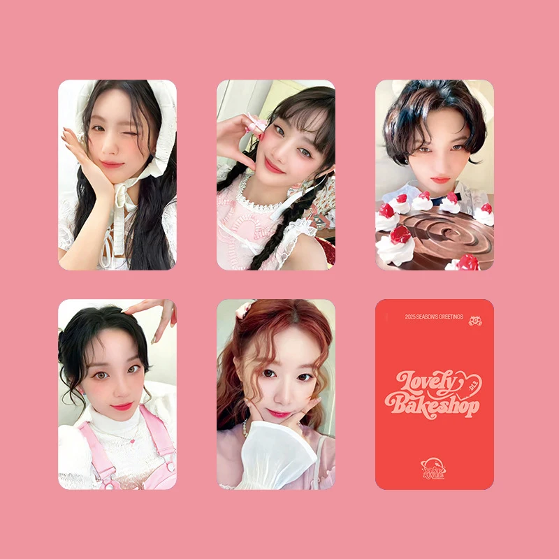 

KPOP (G)I-DLE Картки для селфи Soyeon Miyeon YUQI Shuhua MINNIE 2025 Приветства сезона 5 шт./компл. SR SW AM Ver Фотокарты Подарок фанатам