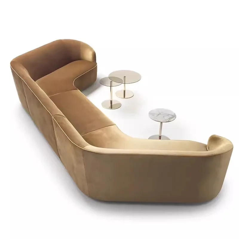 Negotiate special-shaped creative combination geometric styling designer office store hotel sofa, business hotel sofa