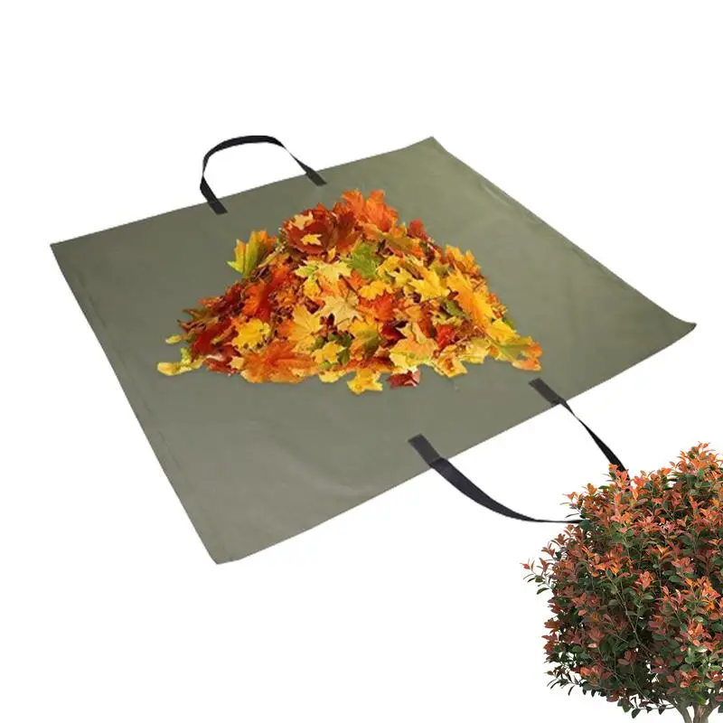 Leaf Storage Bag Yard Organizer Bag For Falling Leaves Garden Trash Pouch Bag Large Capacity Leaf Organizer Bag Yard Waste