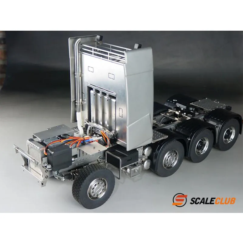 SCALECLUB 1/14 For VOLVO Full Metal SLT 8x8 Chassis With Equipment rack Tractor Truck Scale Radio Control Toy Motor Servo