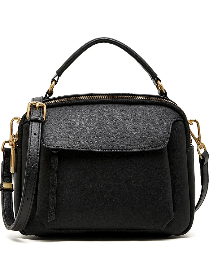 

Маленькая квадратная сумка из воловьей кожи с верхним слоем, женская сумка на одно плечо, наклонная сумка Boston, новинка 2025 года