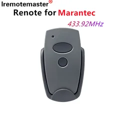 For Marantec 433MHz Series Digital D302 D304 Fixed Code Télécommande Marantec Garage Door Remote Control Duplicator D382 D384