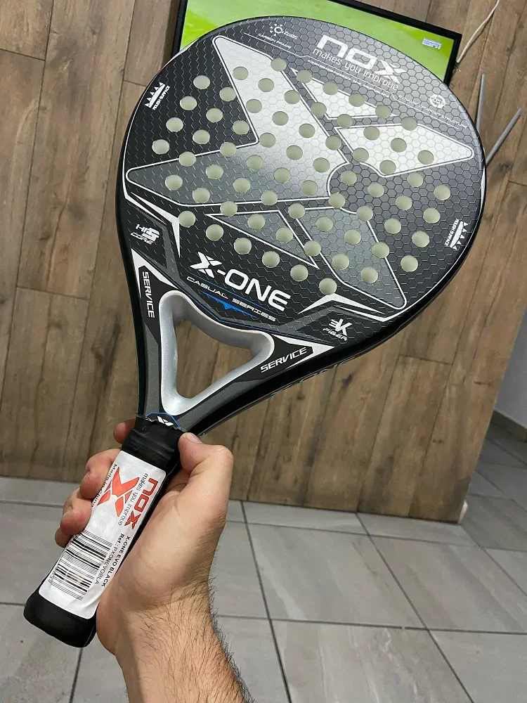 2024 New Pala Padel Paddle Tennis Racket Soft Face Carbon Fiber Soft EVA Face Sports Racquet Outdoors Equipment