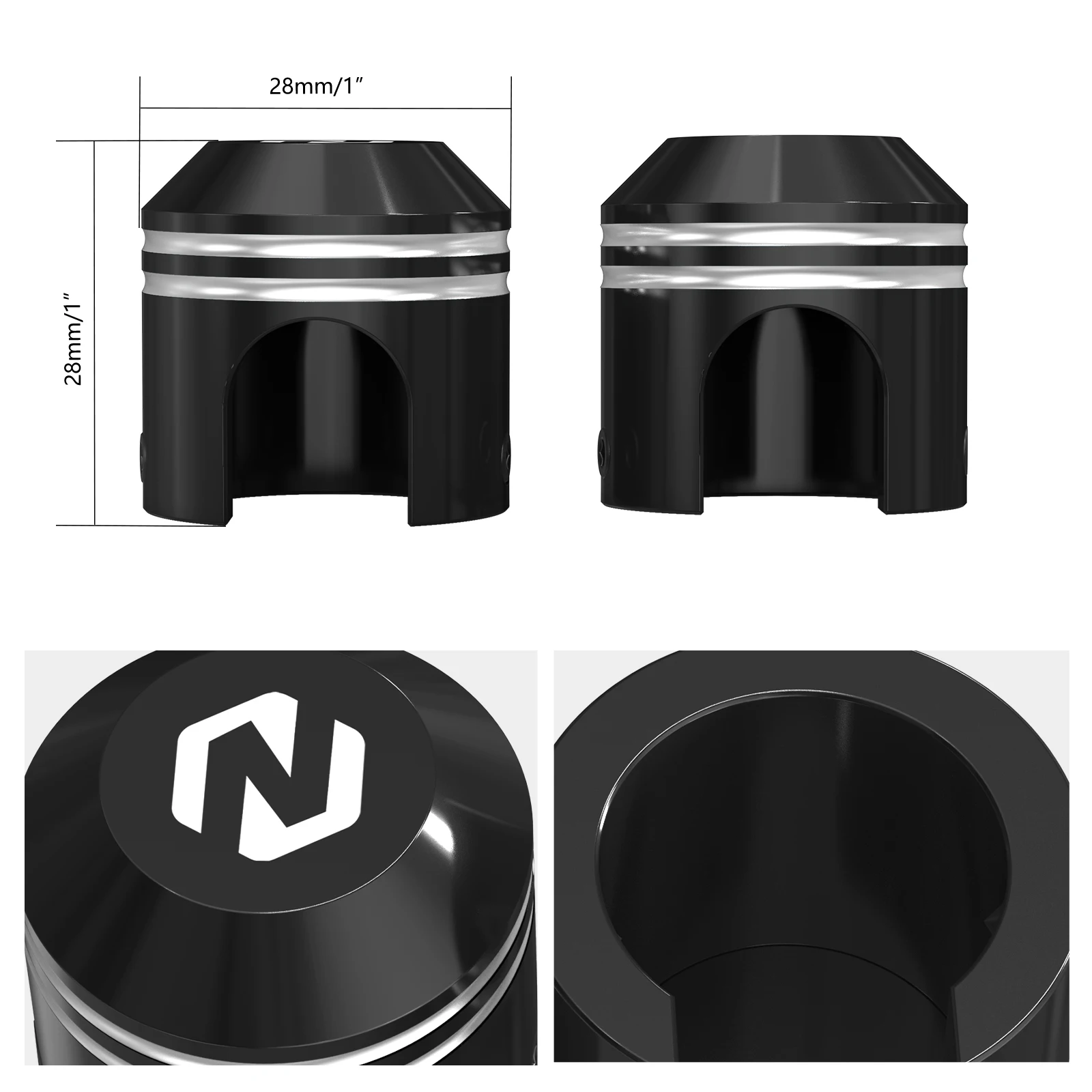 Für Harley Street Glide FLHX /Special FLHXS 2014-2020 Bremskupplungskabel Ferrule Covers Road King FLHR Electra Glide Standard – Detail 2