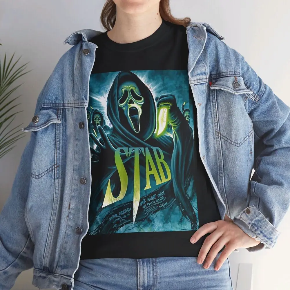 Camiseta Scream Horror Movie Stab