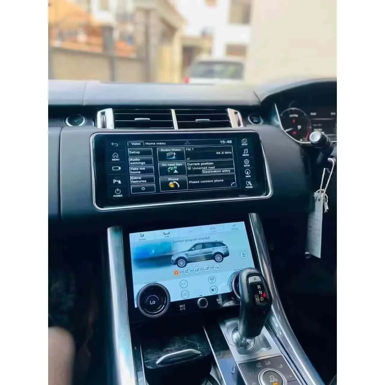 

Автомобильный радиоприемник на Android с экраном 12,3 дюйма для Range Rover Sport L494 2014 2017 мультимедийная навигация Carplay автомобильный монитор головного устройства