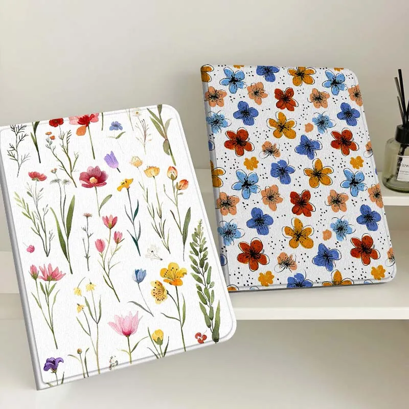 

Watercolor Flower Bouquet Tablet Case For Samsung Tab Galaxy S6 S11 A A7 A8 A9 A11 10.1 10.4 10.5 Plus Lite Gift