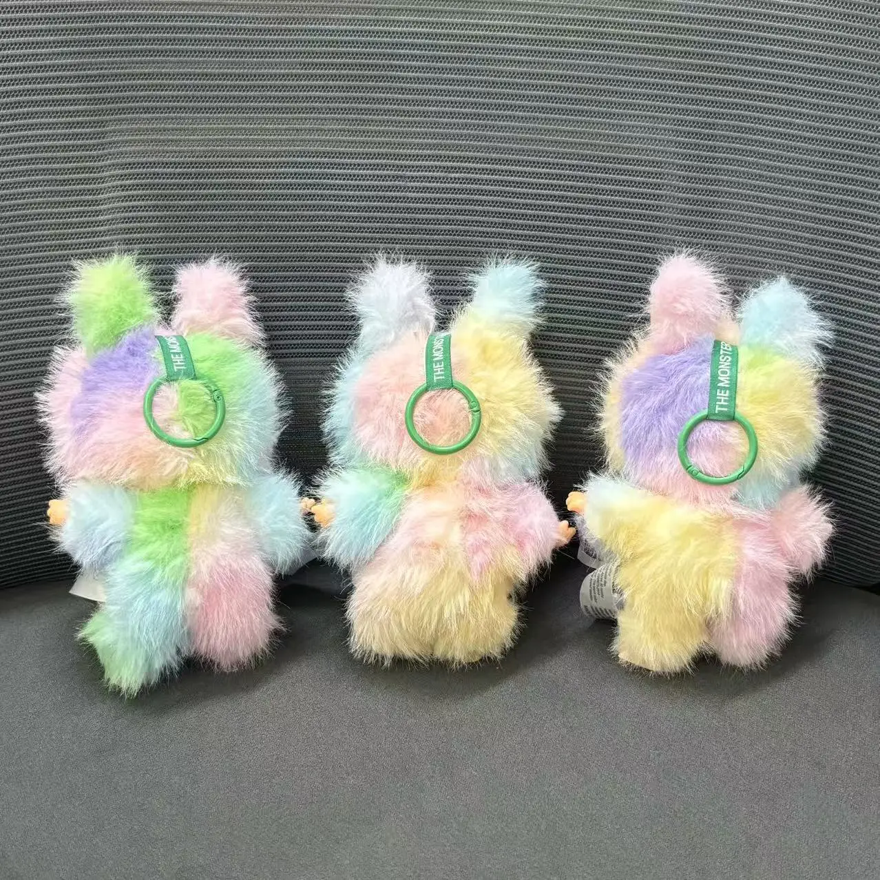Gradient Color 4.0 Color Light Color  Long Hair Blind Box High Quality Plush Doll Color Random Bag Buckle