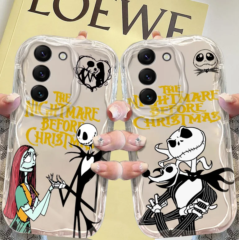 

The Nightmare Before Christmas Cream Phone Case For Samsung A 30 25 24 23 21 20 15 14 13 11 10 05 04 03 02 S E Core Funda Shell