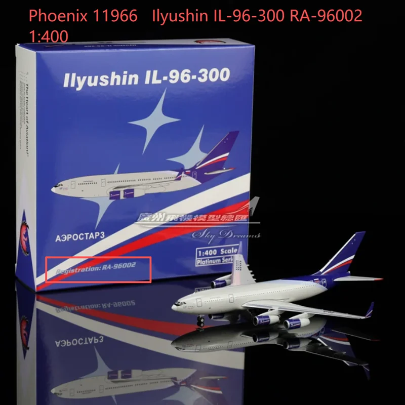 1/400 Scale Phoenix Diecast Russia PH11781 Aeroflot Ilyushin Il-96