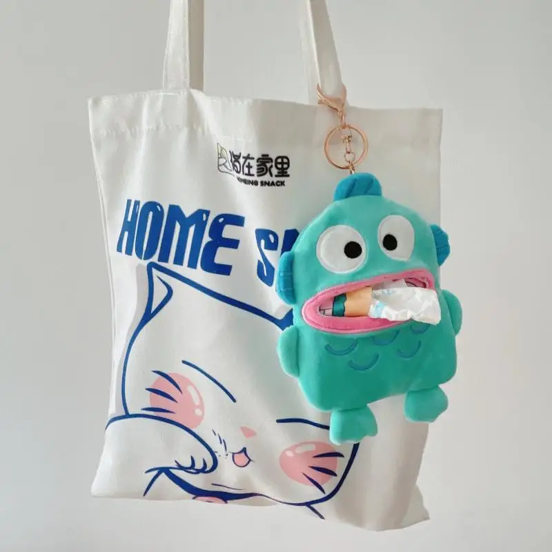 Cute Hangyodon Pendant tissue cover Funny Hangyodon Small tissue cover Bag Pendant Gifts Girl