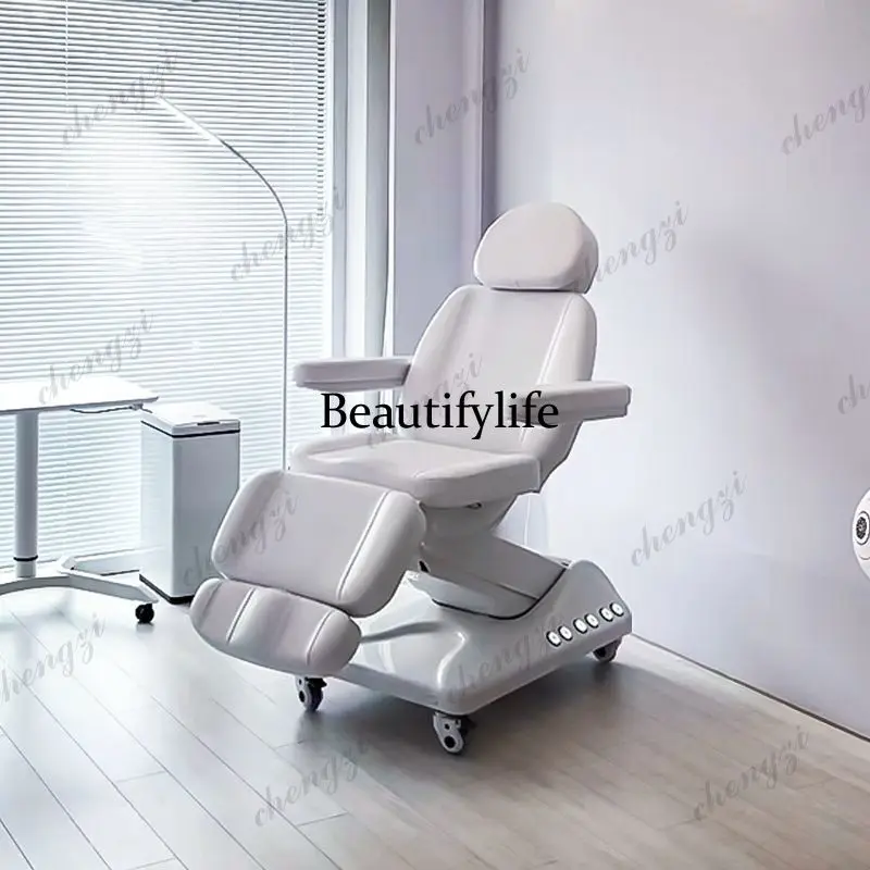 Electric Adjustable Beauty Therapy Bed Surgery Tattoo Microblading Aesthetic Bed Salon Injection Treatment Bed Professional Use