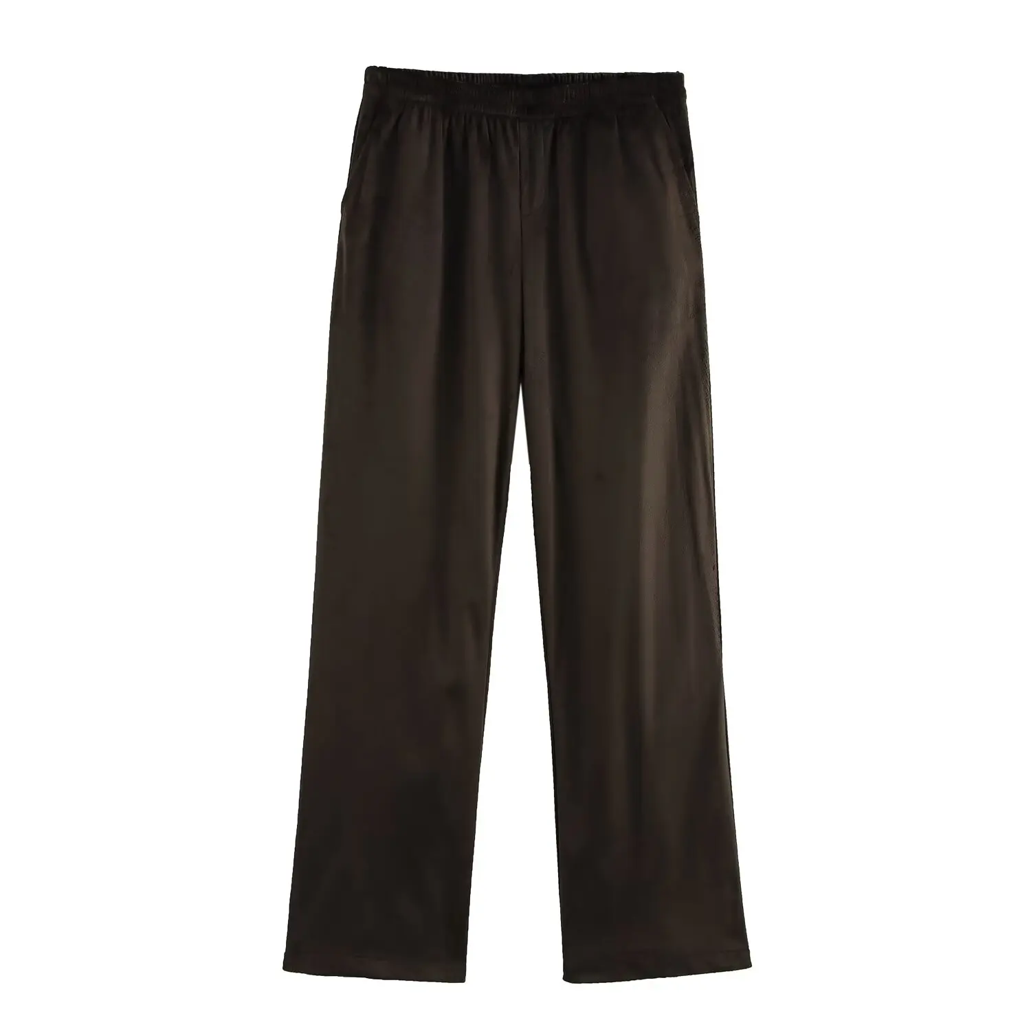 

2025 new women's clothing European and American style fashionable all-match velvet casual flared trousers