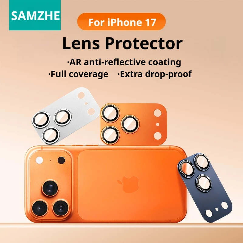 SAMZHE Suitable for iPhone 17 Pro lens film,Apple Lens Prote