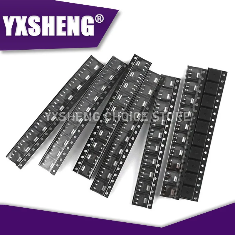 70PCS/LOT AMS1117 3.3V Voltage Regulator Kit 1.2V/1.5V/1.8V/2.5V/3.3V/5.0V/ADJ 1117 7 Values Each 10PCS Pack