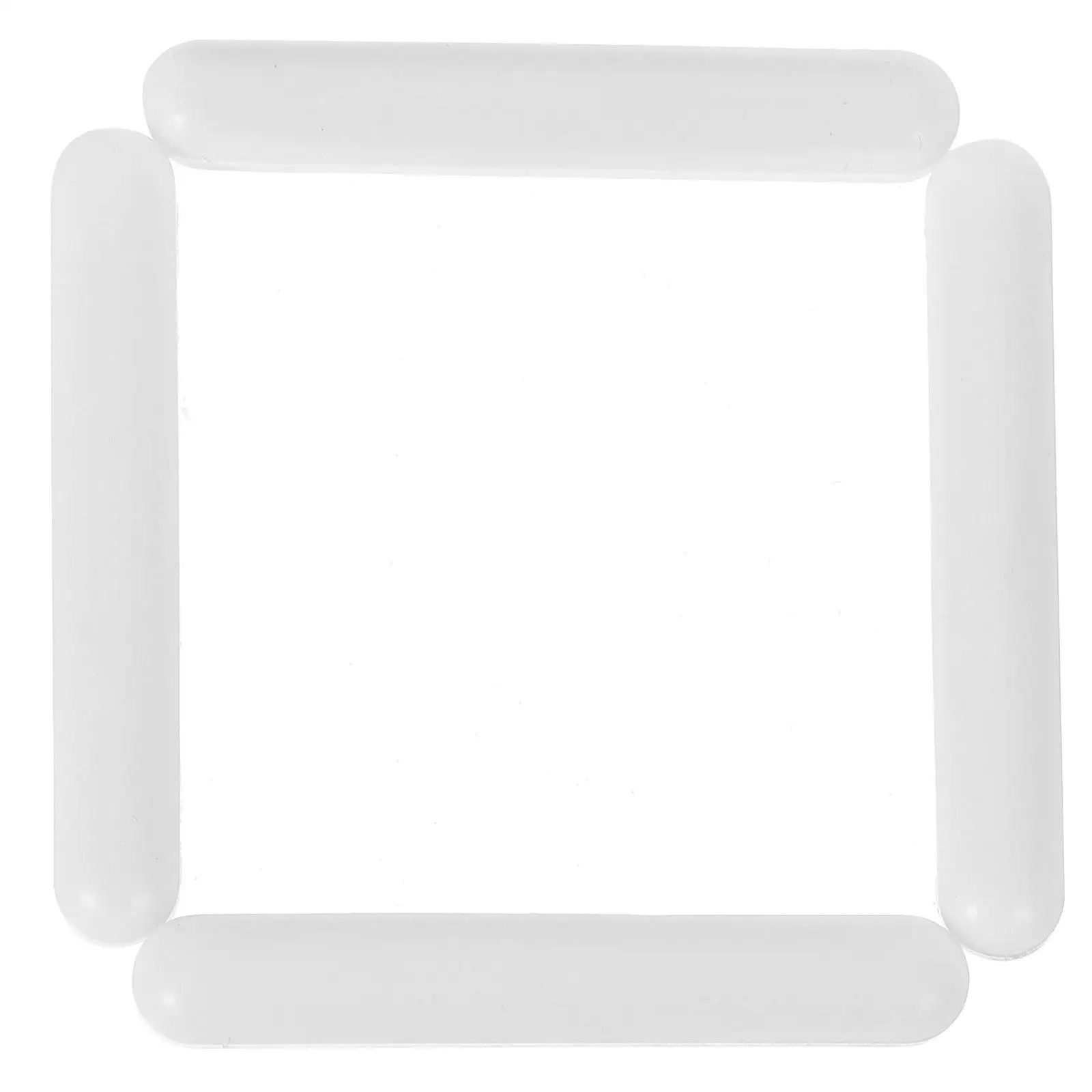 4 Pcs Rotor Magnetic Stirring Rod PTFE Stirrer Lab Stirrers Bar White Liquid Laboratory Mixer