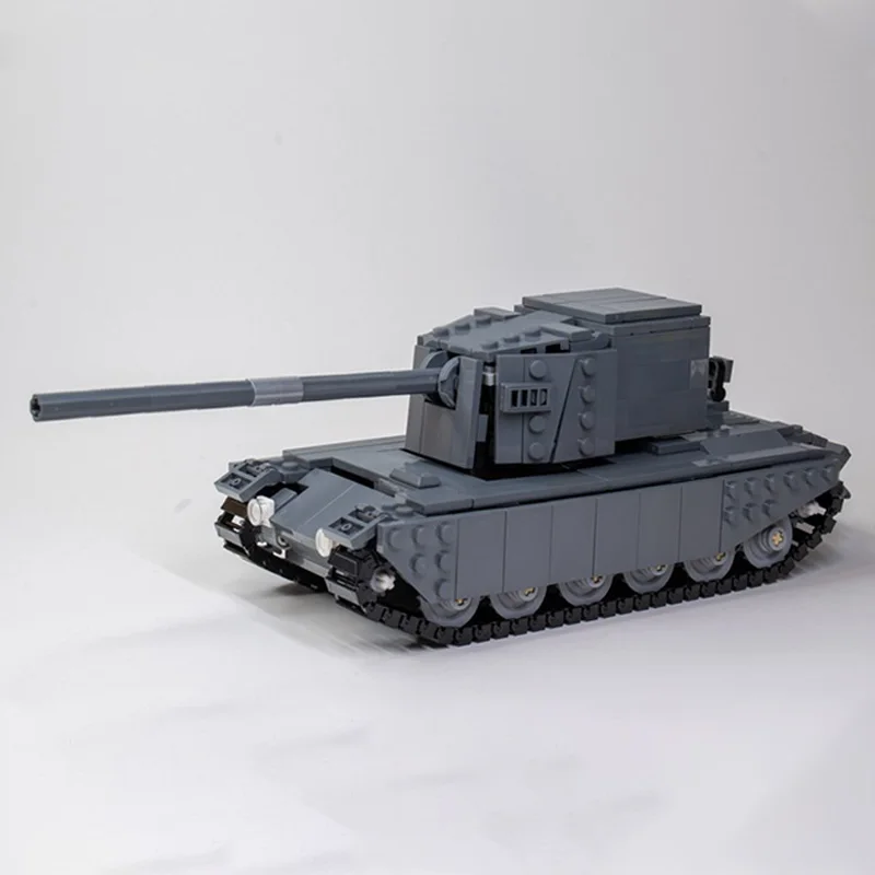 

FV4005 Military Tanks Model MOC Building Bricks War Equipment Modular Technology Gifts Holiday Assemble Children Toys Suit