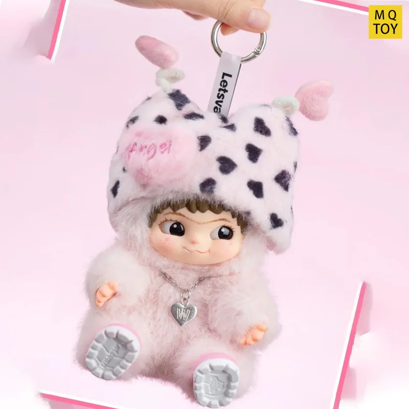 

In Stock Wakuku Angel Series Blind Box Pink Love Angel Doll Model Bag'S Ornament Pendant Collection Toy Girl Gifts